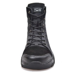 SUYSTEX Mens High Top Safety Shoes Indestructible Steel Toe Work Boots Hiking