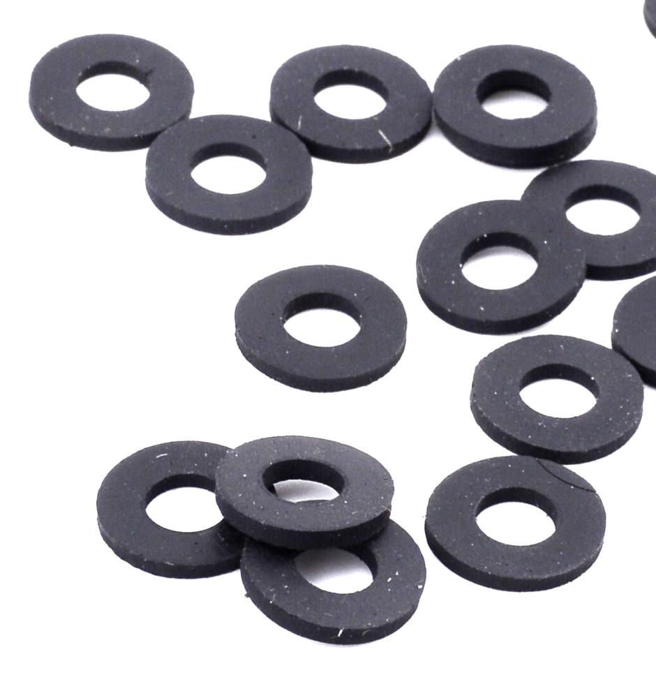 6mm ID x 13mm OD x 1.6mm EPDM Rubber Flat Sealing Washers Industrial MRO