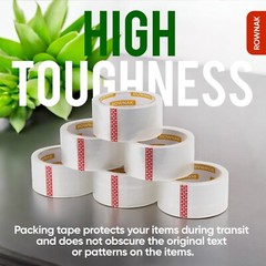 ROWNAK Clear Packaging Tape 36rolls–2.7mil Thick, 2.0 inches Wide,60 Yards Roll