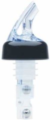 (1x) 2 oz. LIQUOR BOTTLE POUR SPOUT 3-Ball MEASURED Precision Posi Pourer
