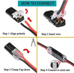 2 Pin Way Waterproof Electrical Connector Car Wire Automotive Plug Terminal