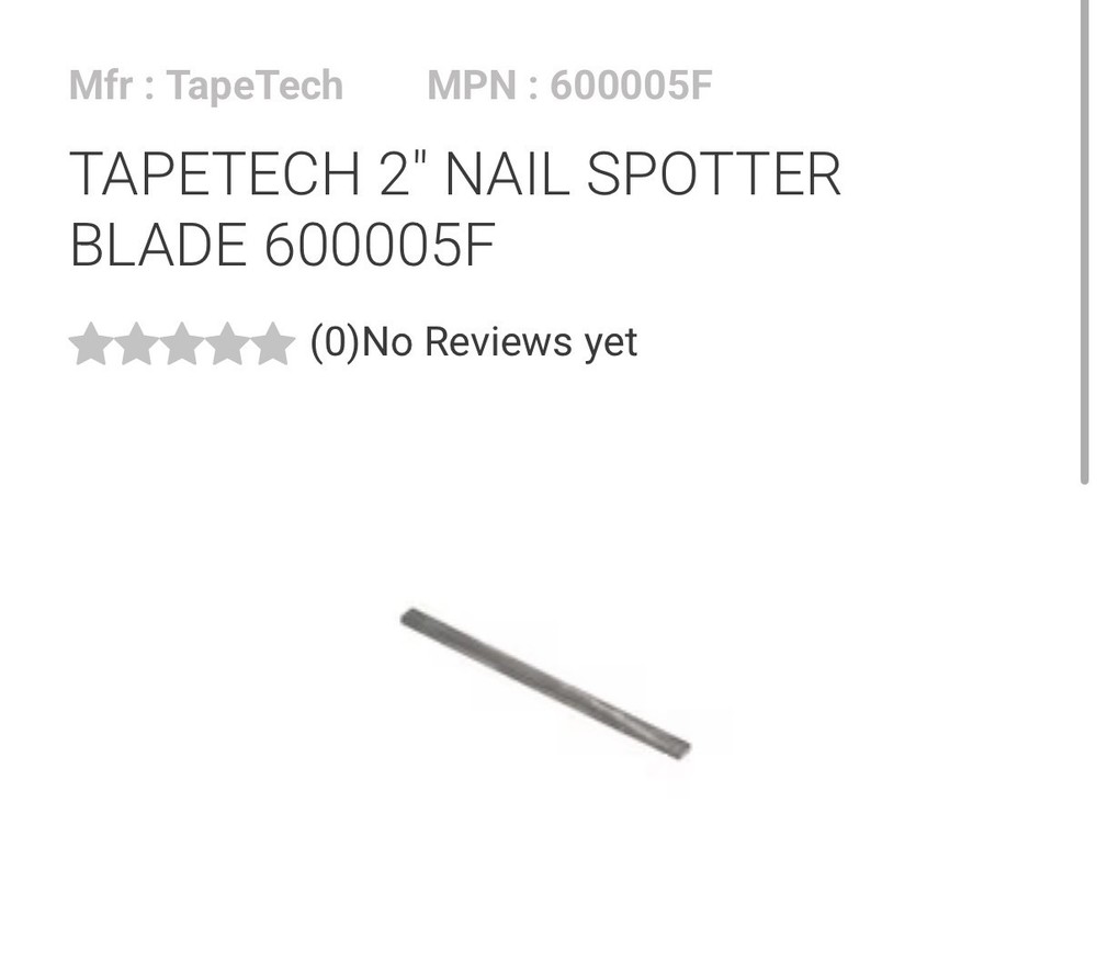 TapeTech 2″ Nail Spotter Blade – 600005F