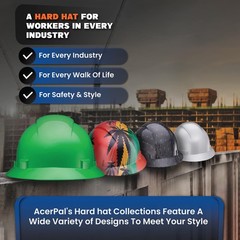 Updated Full Brim Hard Hat Vented Padded Osha Type 1 Class C Construction Safety