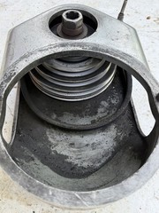 Bridgeport Machines M-Head Milling Machine Head Casting Cover W/ Spindle & Belt