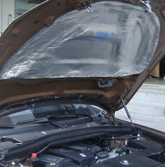 Self-adhesive Fireproof Sound Deadener Heat Insulation Mat For Car Hood Engine