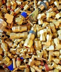 100 BRASS HYDRAULIC AIR , PNEUMATIC, Plumbing FITTINGS LOT OF 1/4 5/16 3/8 1/2