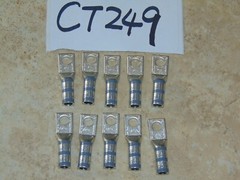 THOMAS & BETTS T&B 40 50N 4 STR CU 29 GREY DIE LOT OF 10 ELECTRIC LUG NEW