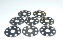 Titanium M6 FLAT DRILLED WASHER BIKE KART CAR BOAT WASHERS NO RUST 23 DIAMETER