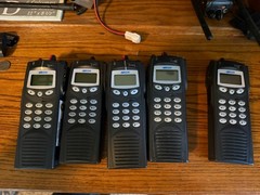 Lot of 5 M/A-Com Harris P7100ip UHF 450-512 Radio full keypad