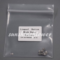 10 Pcs/1 Pack Dental Orthodontic Lingual Buttons for Bondable Round Base Brand