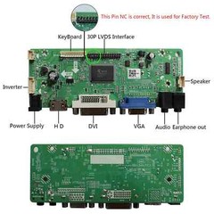 15.6inch 1920×1080 1000nit Outdoor LCD Screen HD DVI VGA LCD Board Metal Casse