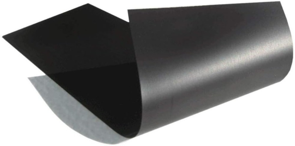 Flexible Magnetic Sheet 8×12 Inches Black for Bumper Stickers and Crafts