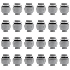 1 inch Liquid Tight Connector PVC Flexible Conduit Connector,Straight 180 Deg…