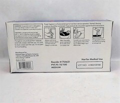 Case of 1000 Food Service Vinyl Gloves M Medium Clear Powder Free Netcare
