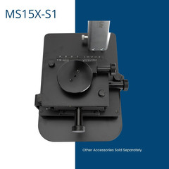 MS15X-S1 X/Y Fine Adjustment & Rotational Base – 3.25″ X 4.25″ Table Size – Desi