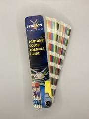 Pantone Color Formula Guide Coated & Uncoated 2001 First Edition Palate Sample