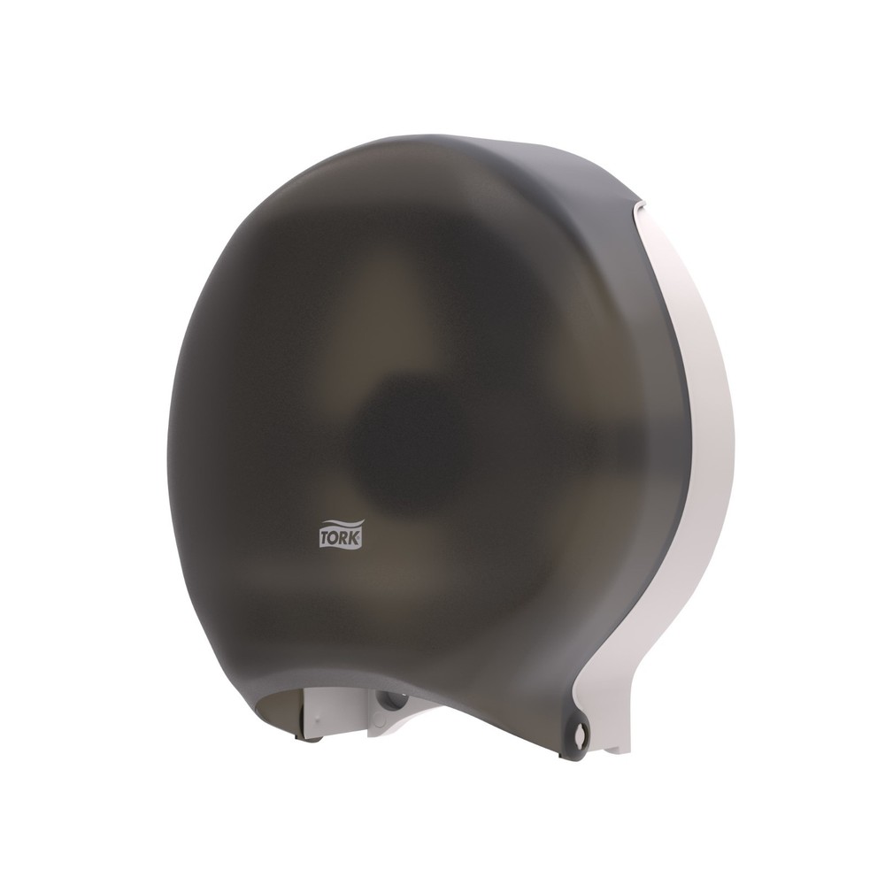 Tork 66TR Jumbo Bath Tissue Dispenser for 9″ Rolls, Smoke BRAND NEW IN BOX
