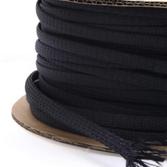 12MM Wide Soft Braided Expandable Sleeve PP Cotton Yarn+PET Cable Wire Sheathing