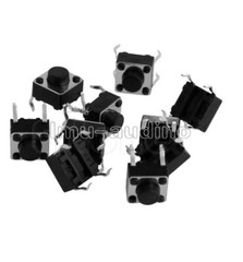 100PCS 6x6x5mm DIP Through-Hole 4pin Tactile Push Button Switch Momentary