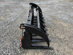 84” Root Rake Clam Grapple with Skid Steer Quick Connect