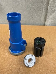 Hubbell 60A 250V 3Ø 4 Wire 7.5 HP IEC Pin & Sleeve Female Connector HBL460C9W