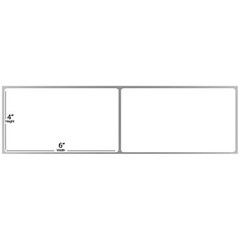 8000 Fanfold 4×6 Direct Thermal Labels Barcode Shipping Labels for Zebra & Rollo