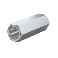 Hex Connection Nuts Hexagon Connector Connecting Rod Bar Stud Long Nut M4 ~ M24