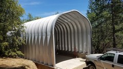 20x25x12 DuroSPAN Steel Building Garage Tiny Home Workshop Factory Direct Open