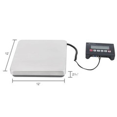 Global Industrial Digital Compact Bench Scale 75 lb x 0.02 lb RS-232 Interface