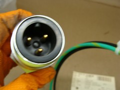 AMPHENOL SINE SYSTEMS 3-POLE CABLE P30017-M1 600V 30A