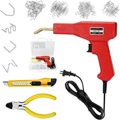 Portable Vehicle Plastic Welder Gun Kit for Bumper Repair – 200 Staples Included