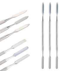 Dental Stainless Steel Mixing Spatula Mixing Stick Color Tools Non-slip Handle