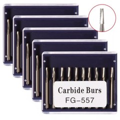 FG557 Carbide Burs Friction Grip Dental Burs (Choose Your Qty)