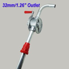 Drum Rotary Barrel Pump Hand Crank Diesel Fuel Oil Transfer Pump 55 Gallon+Tape