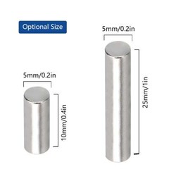 10/20/50 Strong Neodymium Magnet Rare Earth Round Cylinder Magnets 5*10MM/25MM