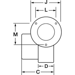 Dayton 1Tdn2 Round Oem Blower, 3300 Rpm, 1 Phase, Direct Drive, Steel 1 Speed