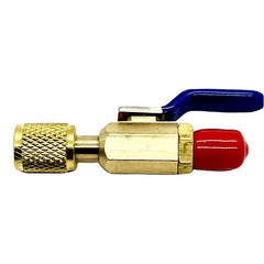 A/C END HOSE CHARGING BALL VALVE 1/4″ ADAPTER FOR DIFFERENT REFRIGERANT.