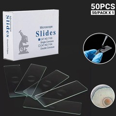 Concave Microscope Glass Slides Single Depression 1×3″ Pack of 50 Slides