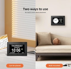 Dementia clock with time,12 sets of alarms paired with 20 usage scenarios ,Di…