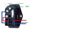 10A 120V Inlet Module Plug Fuse Switch Male Power Socket IEC320