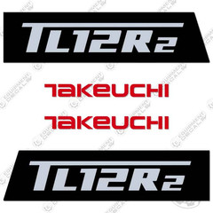 Fits Takeuchi TL12R2 Decal Kit Skid Steer – CUSTOM – 7 YEAR OUTDOOR 3M VINYL!