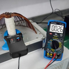 HP-605A 600A DC/AC Current Clamp Adapter Clamp-On Meter Tester with test probes