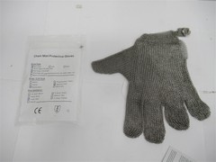 Franklin , Stainless Steel Reversible Chain Mail Protective Glove , Large