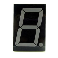1 × Red 7 Segment 5″ Inch LED Single Digit display Common Anode 1 Bit 10-Pins