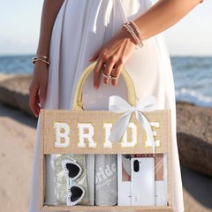 Bride Bag – to Be Tote bag, Semi-Transparent Design Beach Bag…