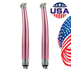 US NSK Dental High Speed Handpiece Air Turbine Anti-retraction 4 Hole Colorful