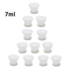 Dental Flexible Lab Silicone Dappen Dish Mixing Cup Suction Rubber No-Stick Bowl