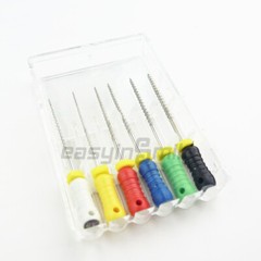 10packs Dental Endodontic H-Files Hand Use Stainless Steel #15-40 25mm