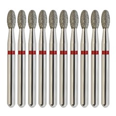 Dental Diamond Football Bur FG 368/023C 379/023 Egg Shape Coarse Fine High Speed