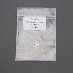 10 Pcs 1 Pack Dental Crimpable Hooks Size Long Curved Left Fix On Wires Hook